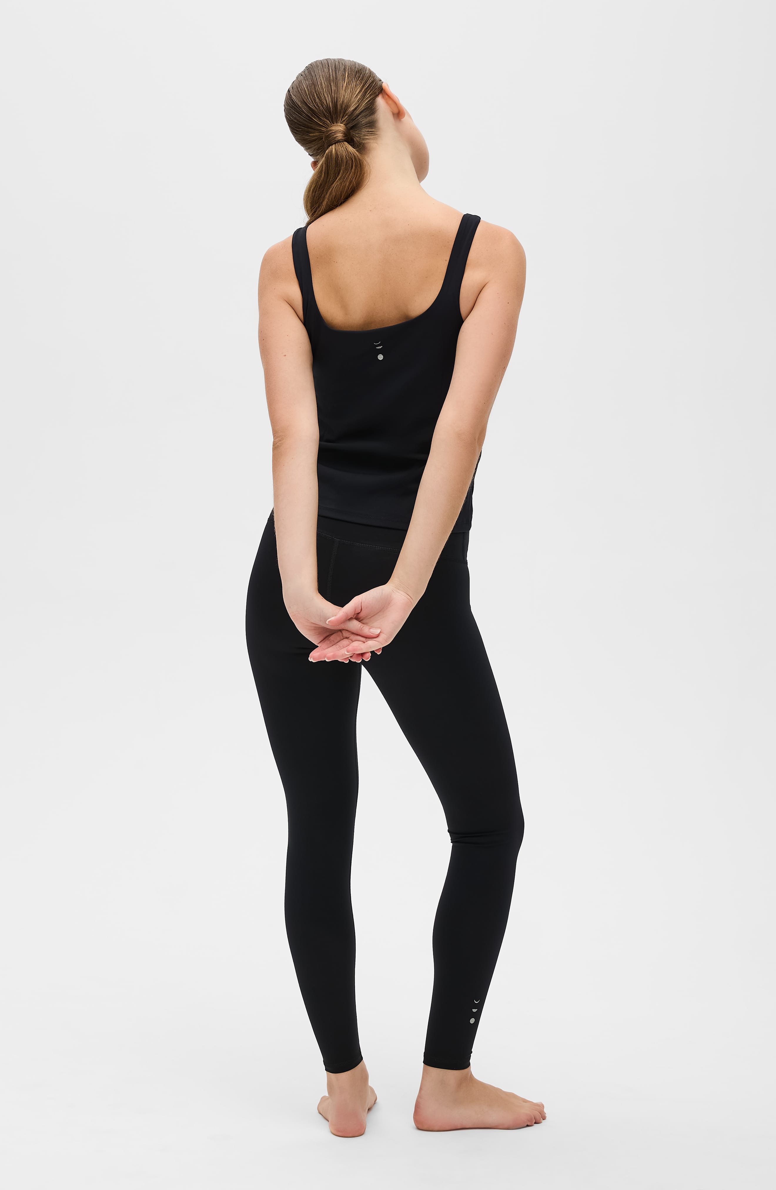 Lisse Compression Leggings High Waisted Minimalist Black