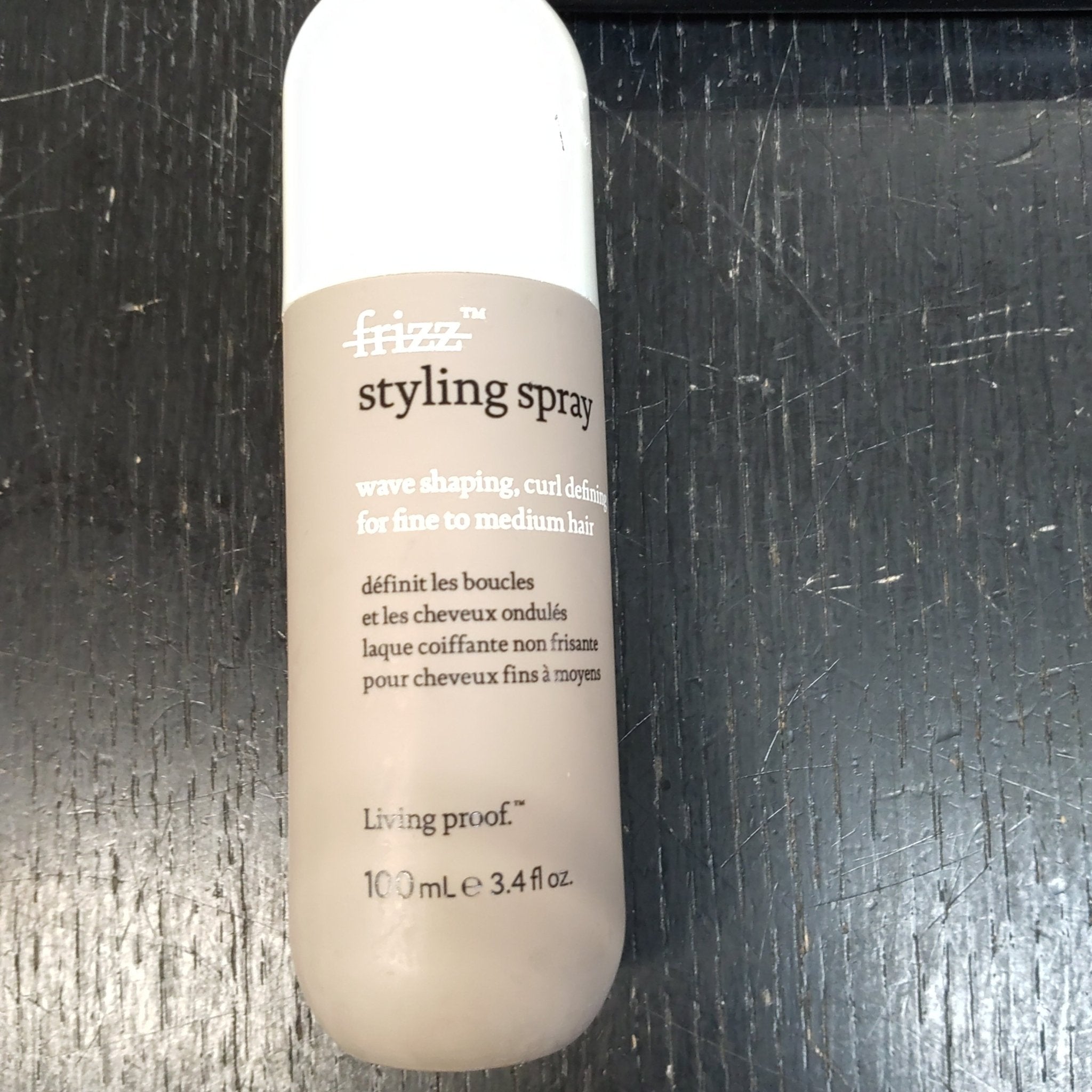 Living Proof No Frizz Styling Spray 3.4 oz bottle for wave shaping and frizz control