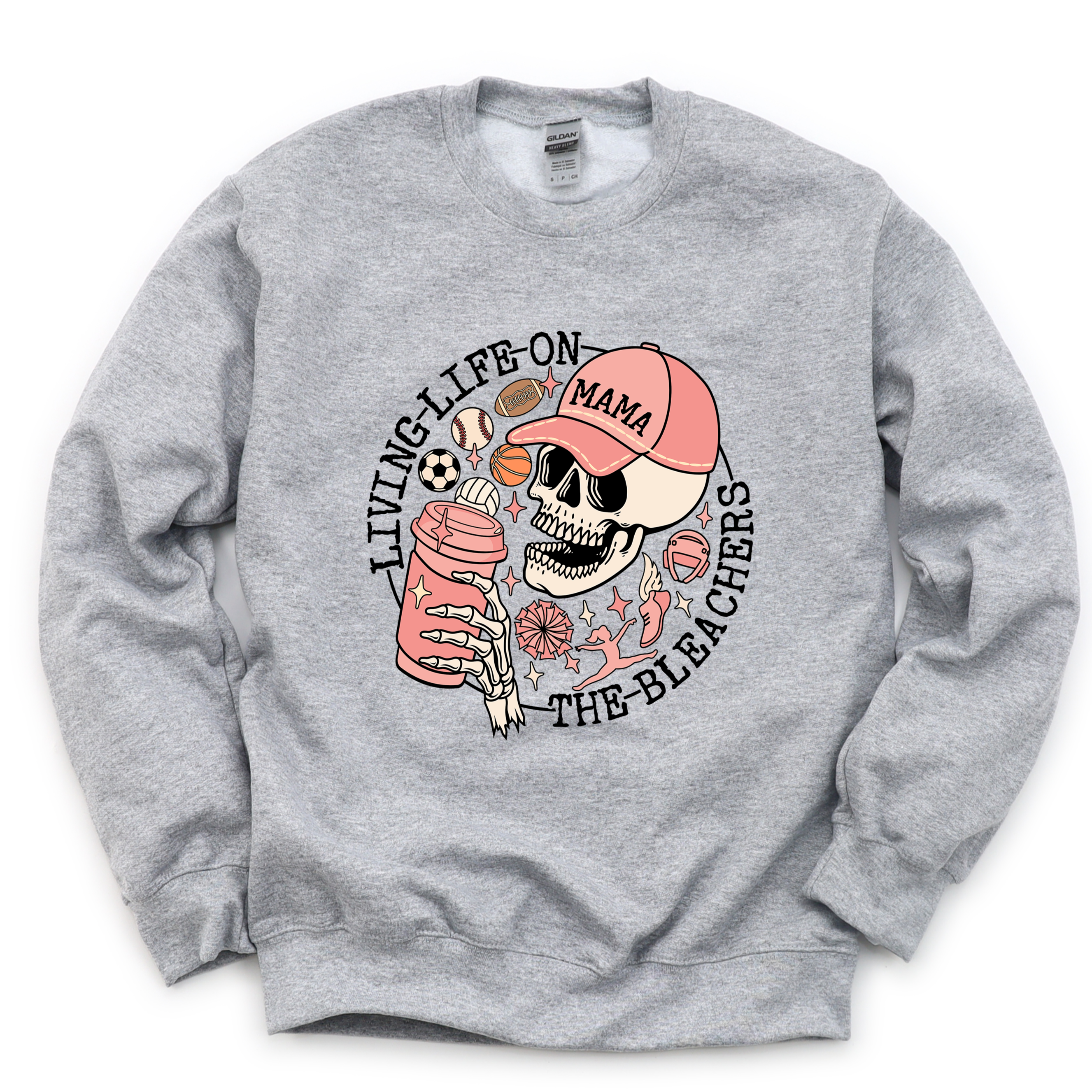 Living Life on the Bleachers Tee OR Sweatshirt