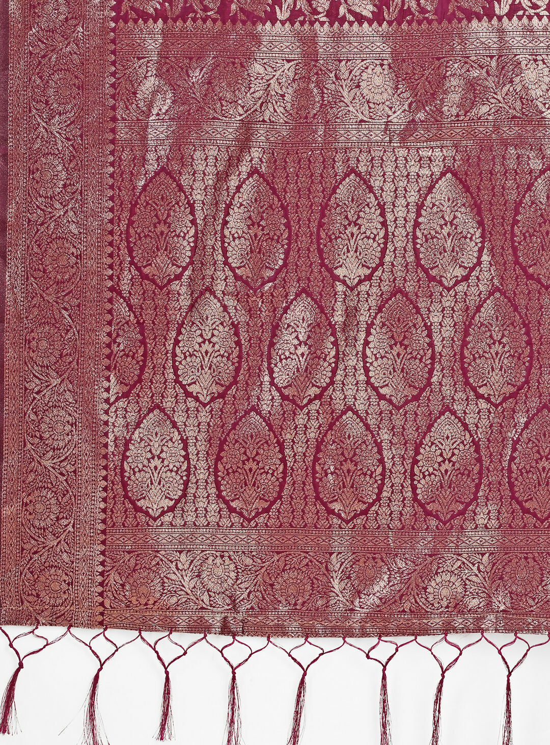 Shree Shyam Fashion Lichi Silk Purple Saree