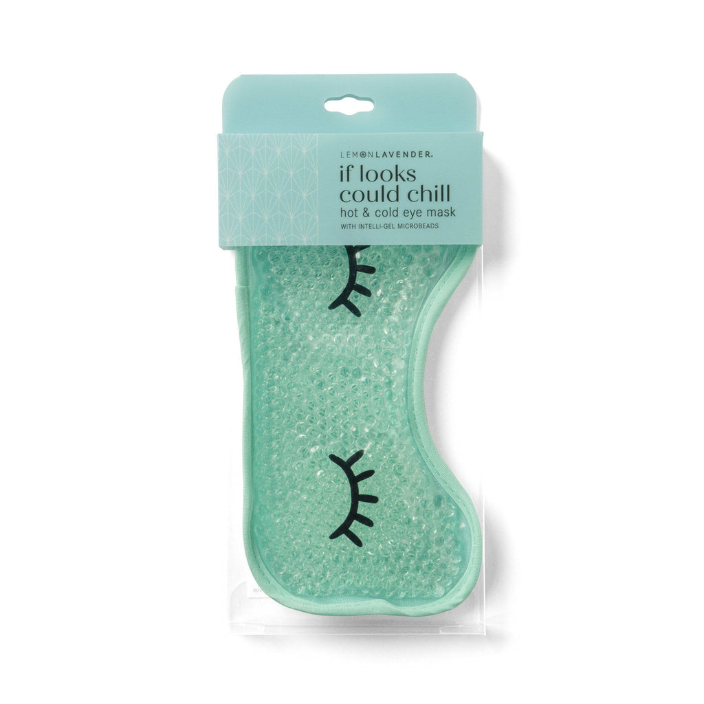 Lemon Lavender “If Looks Could Chill” Hot & Cold Gel Eye Mask – Reusable Relief Mask