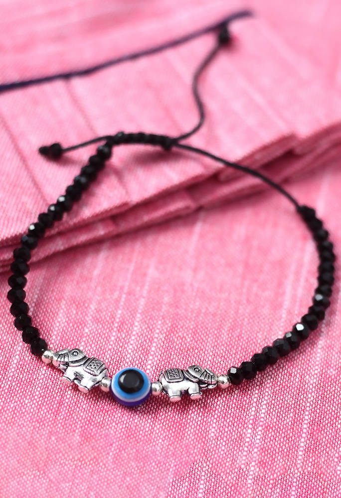 Traditional Oxidised Nazariya Handcraft Bracelet