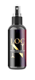Bottle of Loc'N Vitamin Hair & Scalp Nourisher 8 oz for hair growth and scalp health