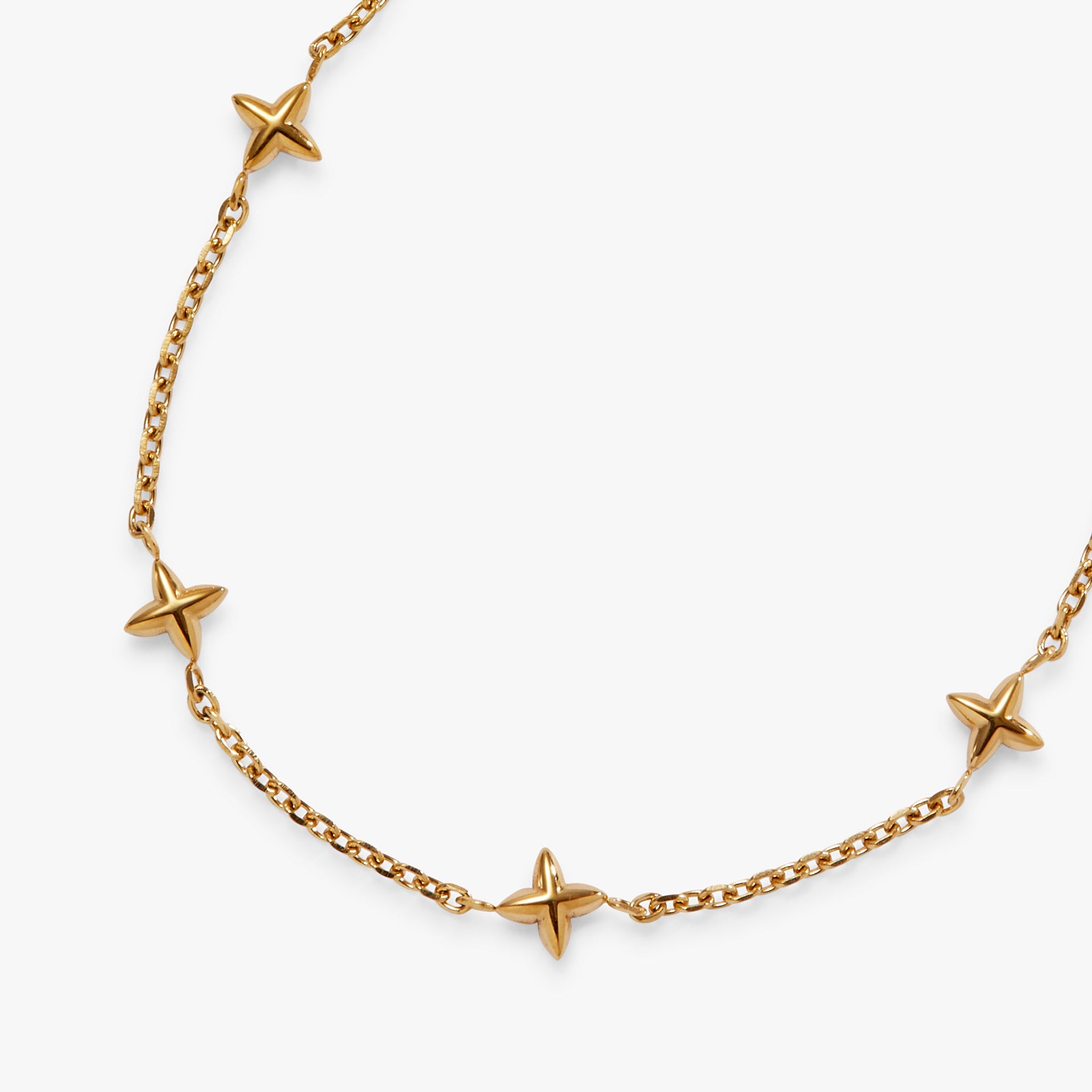 Star Chain Bracelet in Gold and Silver, Modern Minimalist Jewelry