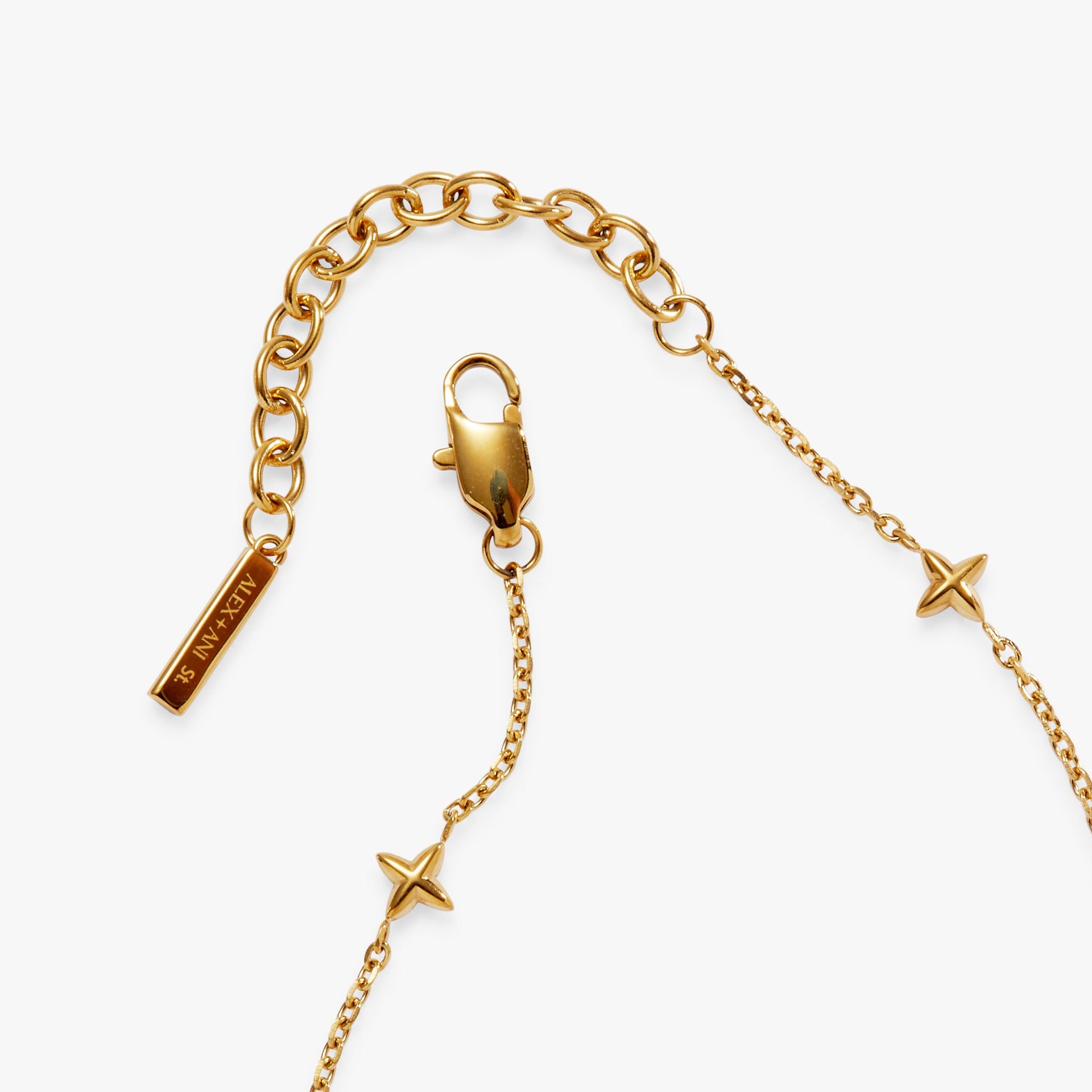 Star Chain Bracelet in Gold and Silver, Modern Minimalist Jewelry