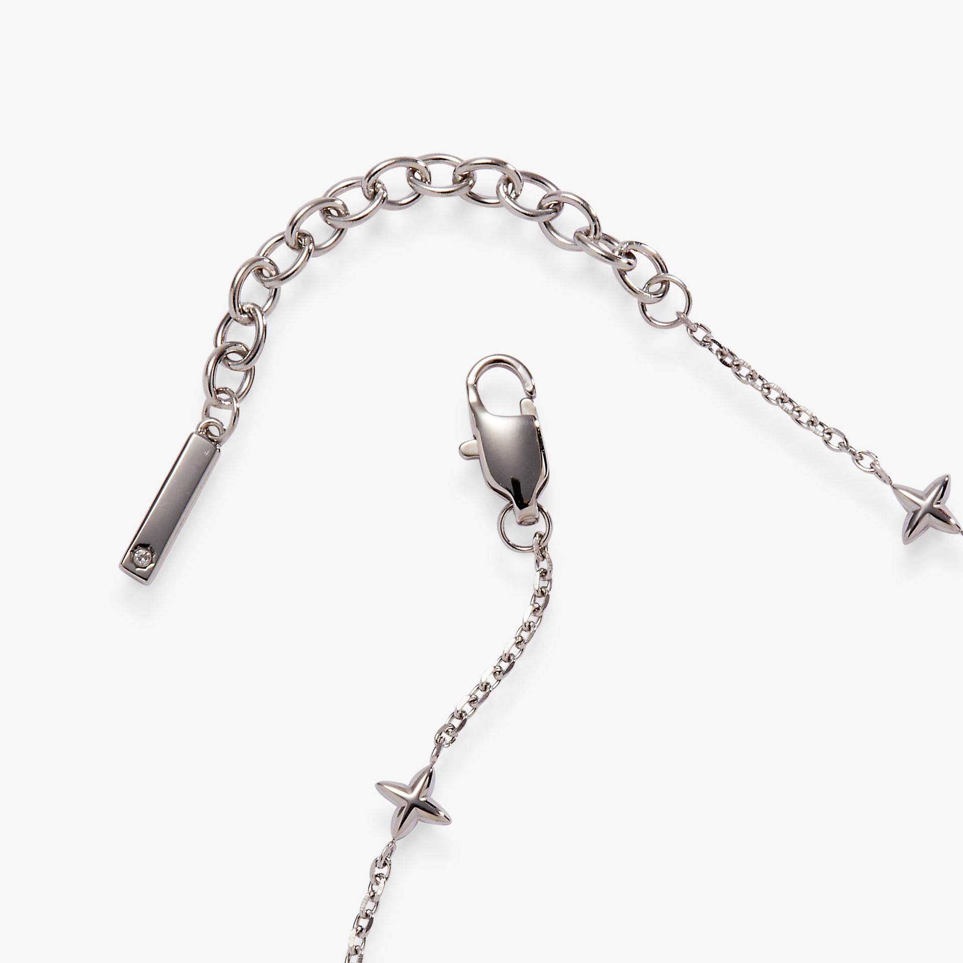 Star Chain Bracelet in Gold and Silver, Modern Minimalist Jewelry