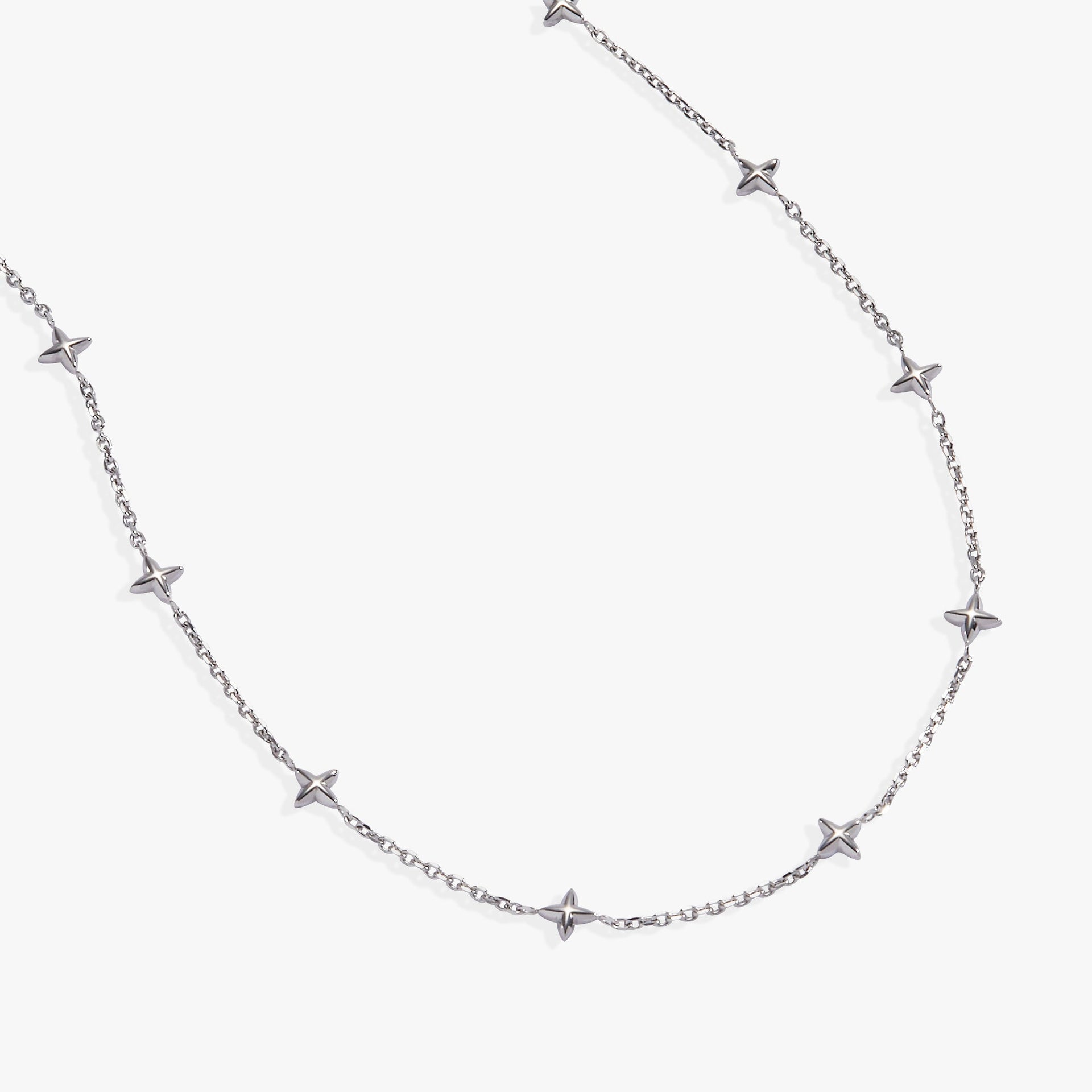 Gold Star Chain Necklace Minimalist Celestial Layering Piece