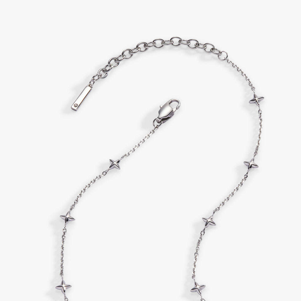 Gold Star Chain Necklace Minimalist Celestial Layering Piece