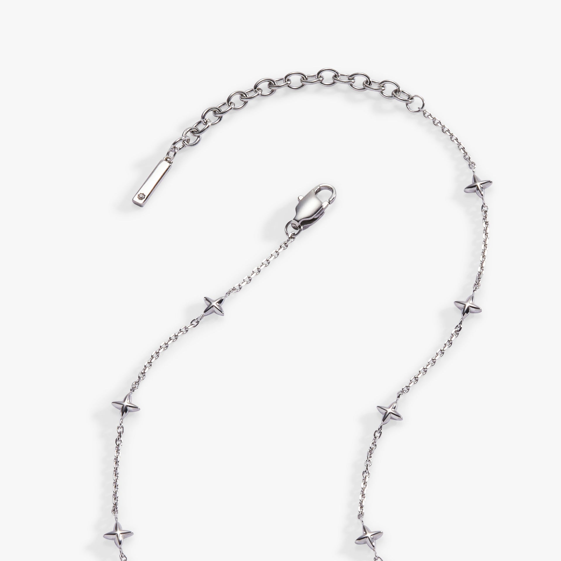 Gold Star Chain Necklace Minimalist Celestial Layering Piece