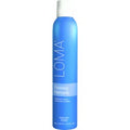 LOMA Finishing Hairspray 9.1oz bottle in bright blue packaging with white typography