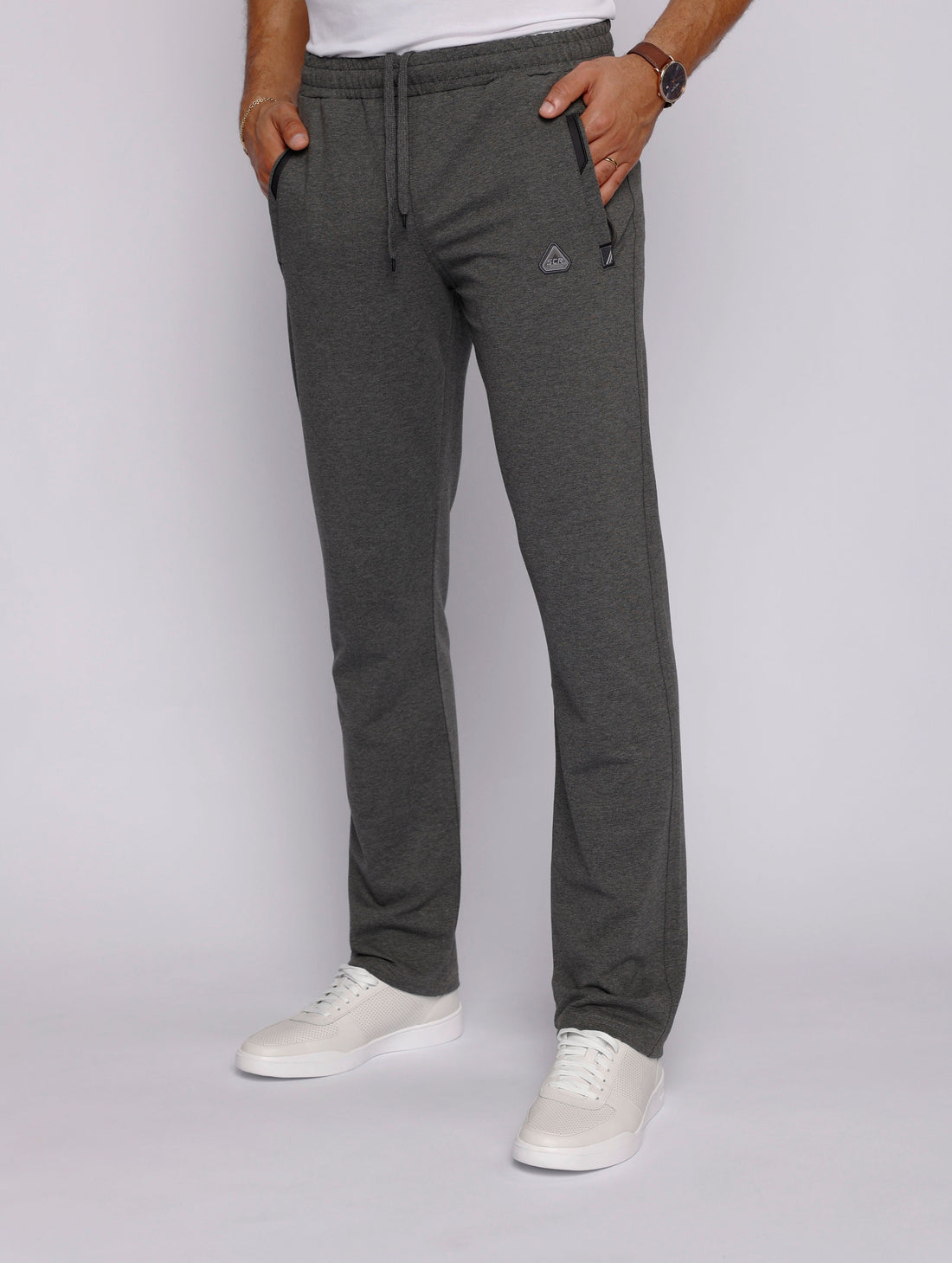 Men's Tall Fit Athletic Sweatpants in Navy Blue - Image 36