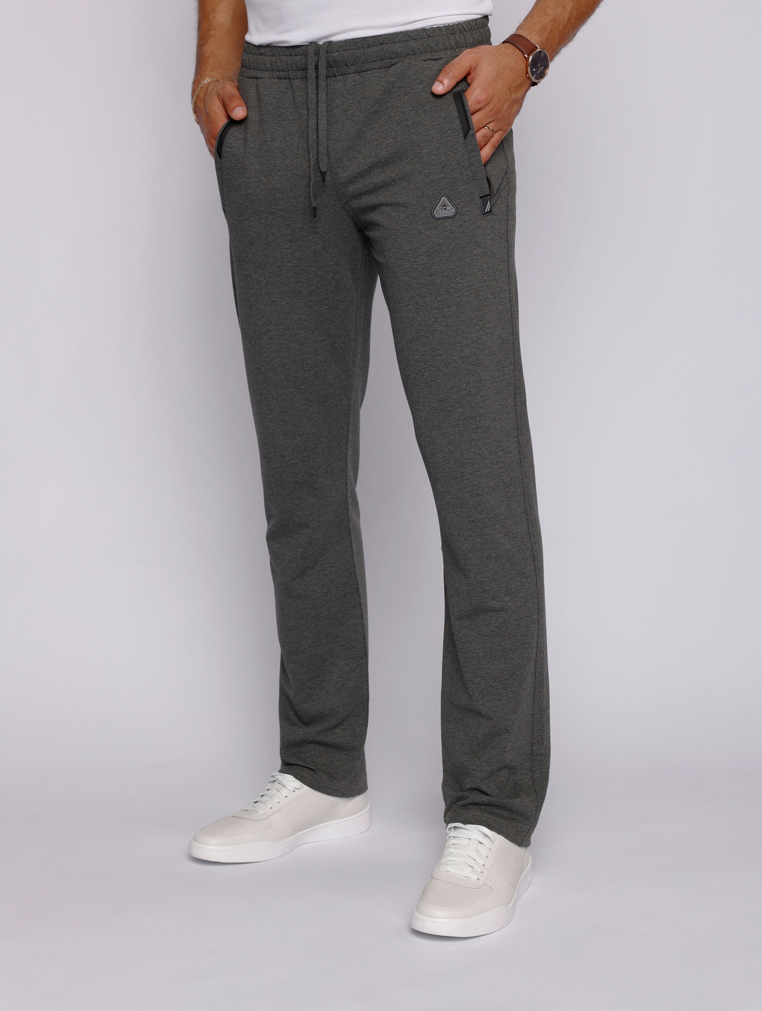 Men's Tall Fit Athletic Sweatpants in Navy Blue - Image 36