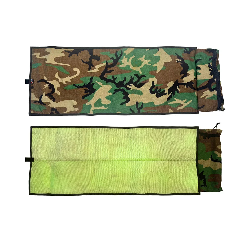 Fire Hose Rifle Mat and Ammo Bag Range Kit for Tactical Shooting