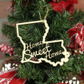 Louisiana Home Sweet Home Ornaments