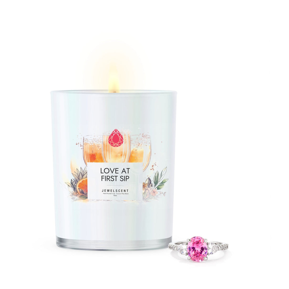 Love At First Sip 10oz Mystery Jewelry Candle