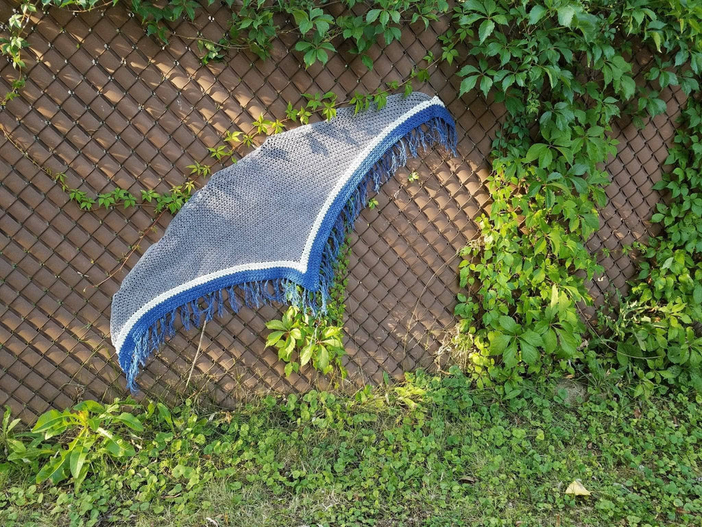 Low Tide Stingray Crochet Shawl Pattern – Bohemian Knit Accessory
