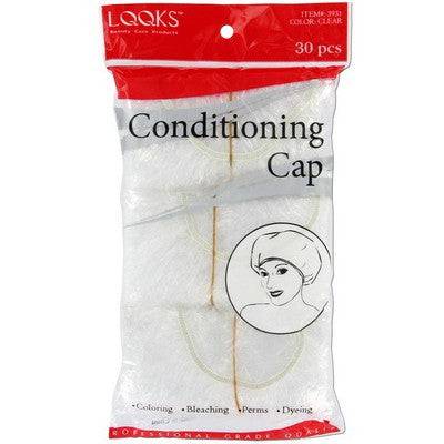 Clear Plastic Shower Caps - 30 Piece Bulk Set