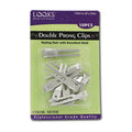 Set of 10 LQQKS double prong hair clips for styling and organization