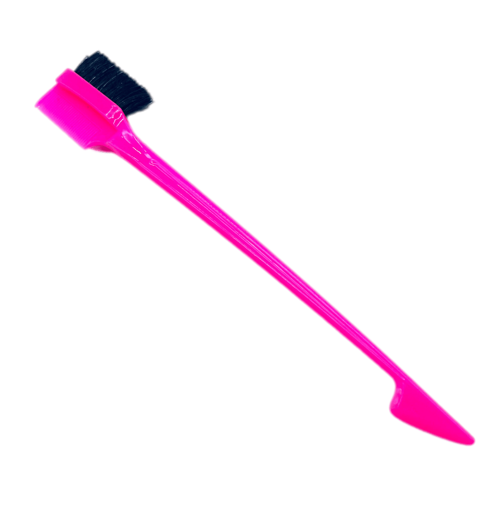 Edge Control Brush with Boar Bristles for Sleek Baby Hair Styling