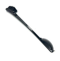 LQQKS edge control brush with boar bristles, available in vibrant pink, purple, and animal print designs.