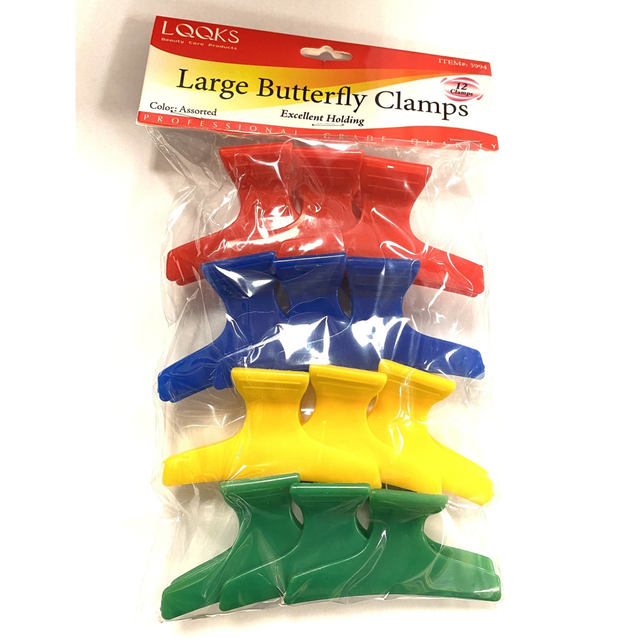 Large Butterfly Clamps for Hair Styling and Sectioning