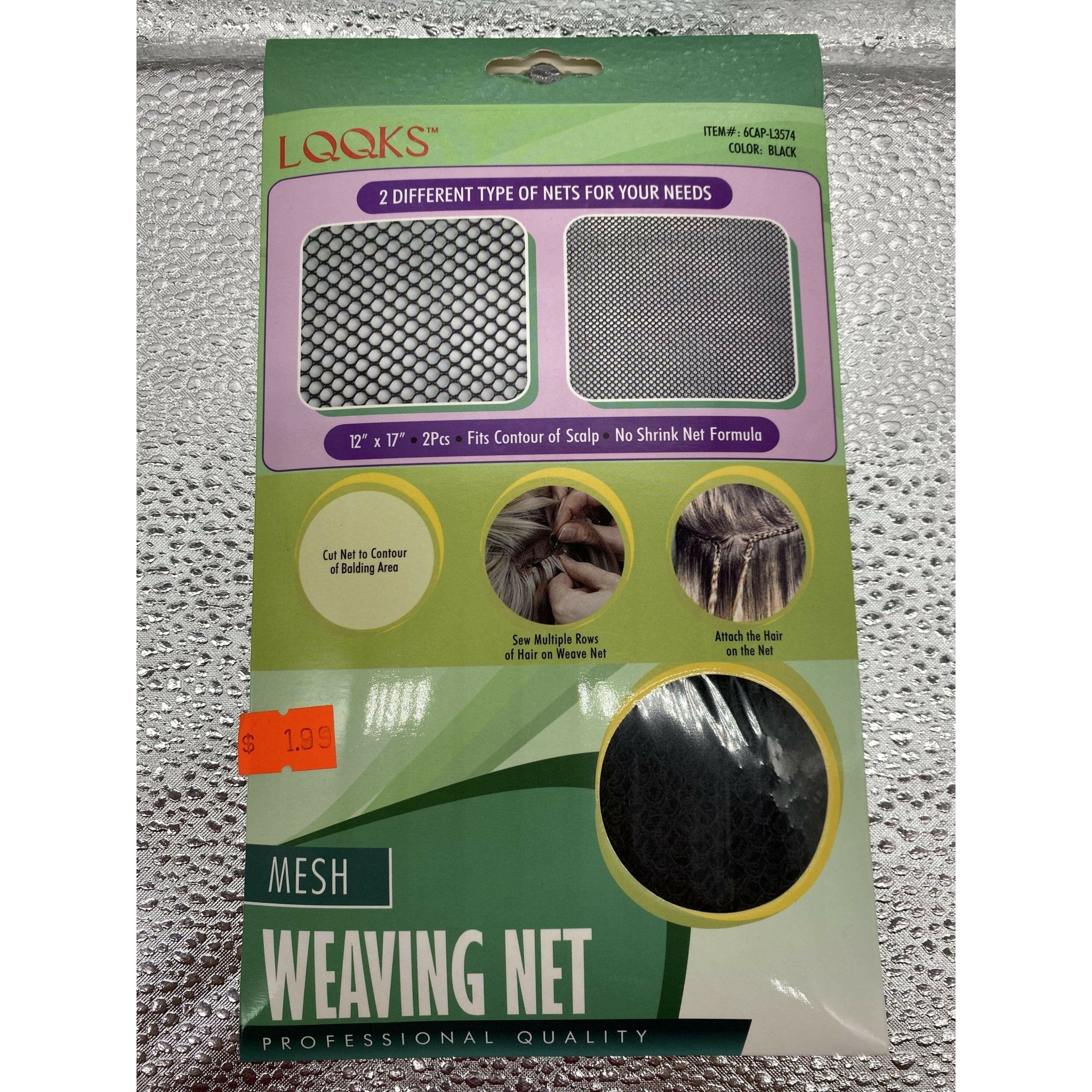 LQQKS Mesh Weaving Net for secure hair extensions and sew-in styling