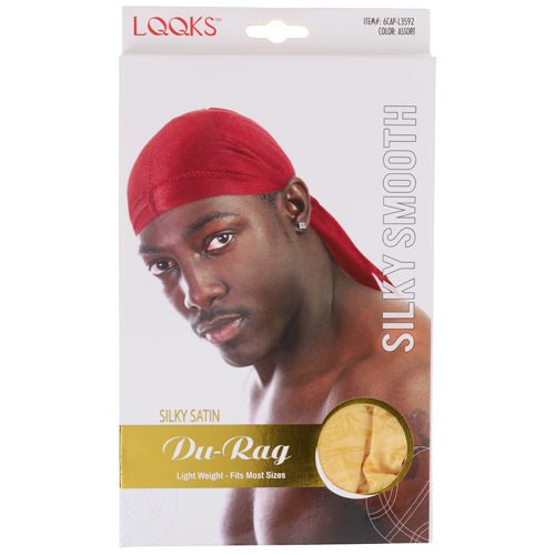 LQQKS Silky Satin Durag for hair protection and wave maintenance
