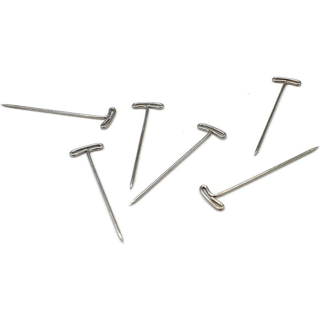 Professional Grade Silver T-Pins for Styling and Crafting - 20ct
