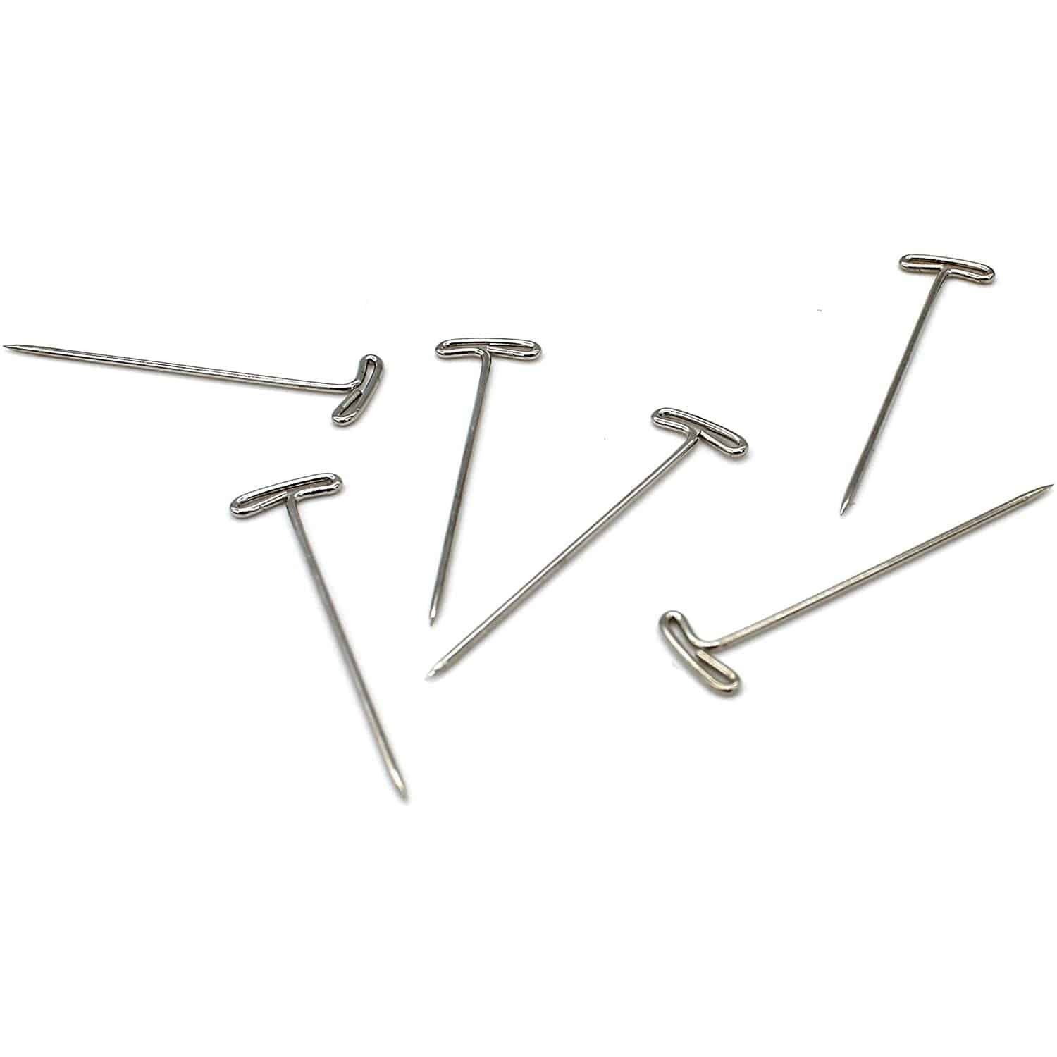 Professional Grade Silver T-Pins for Styling and Crafting - 20ct