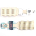 LQQKS Vented Curved Massage Hair Brush with ergonomic handle for scalp stimulation and fast drying.