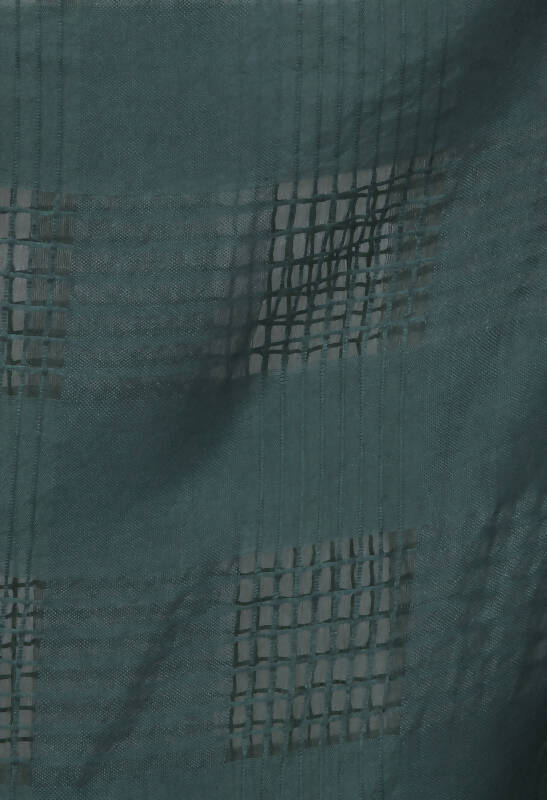 Bottle Green Window Cotton Dupatta - Lightweight Breathable Weave