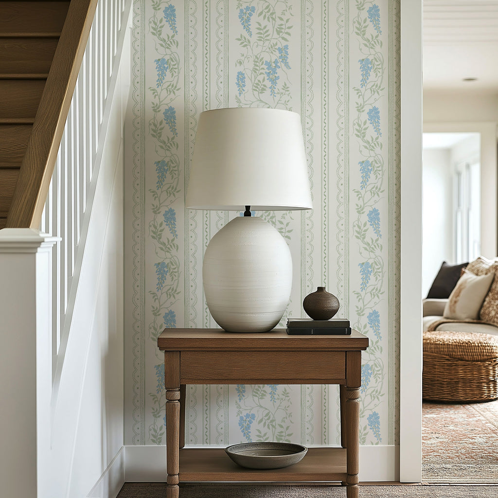 Loretta Wallpaper by The Bright Leaf Design