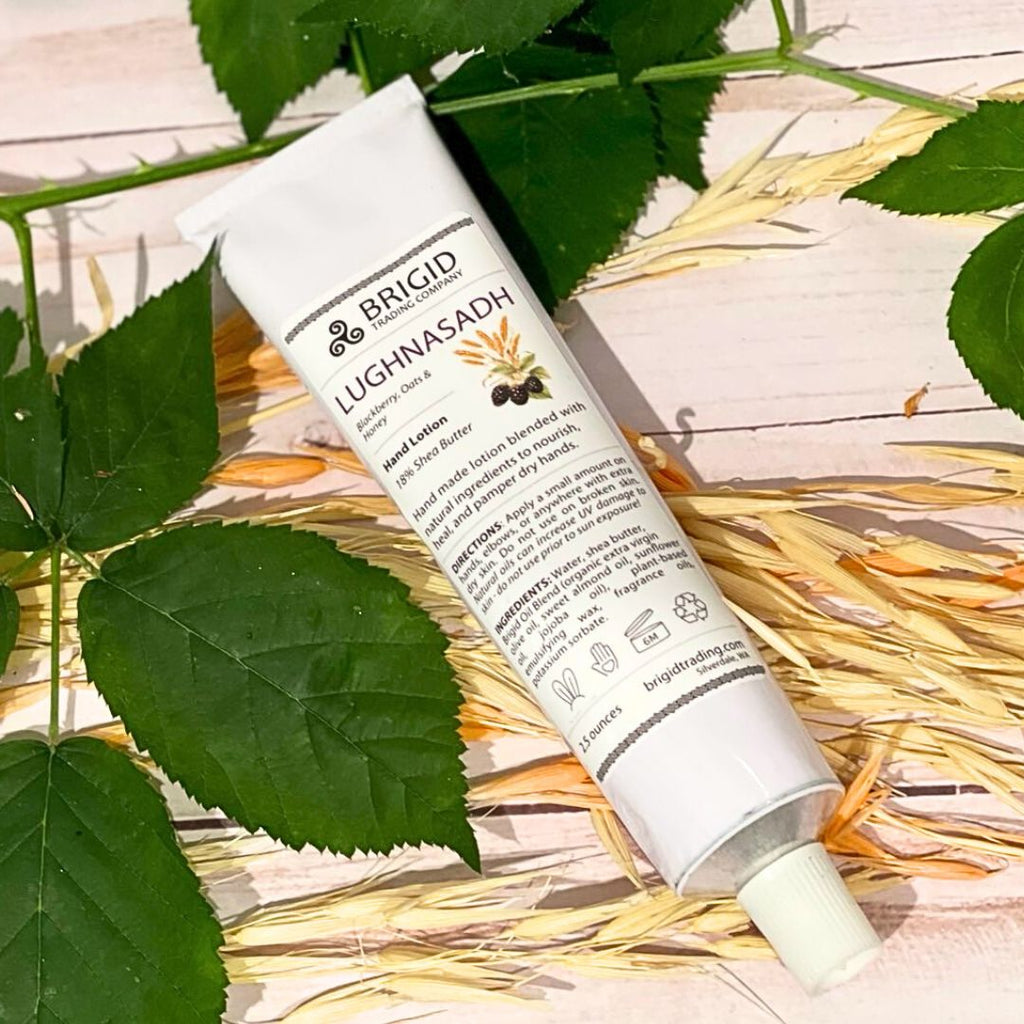 Lughnasadh Natural Hand Lotion - Blackberries, Oats, and Honey