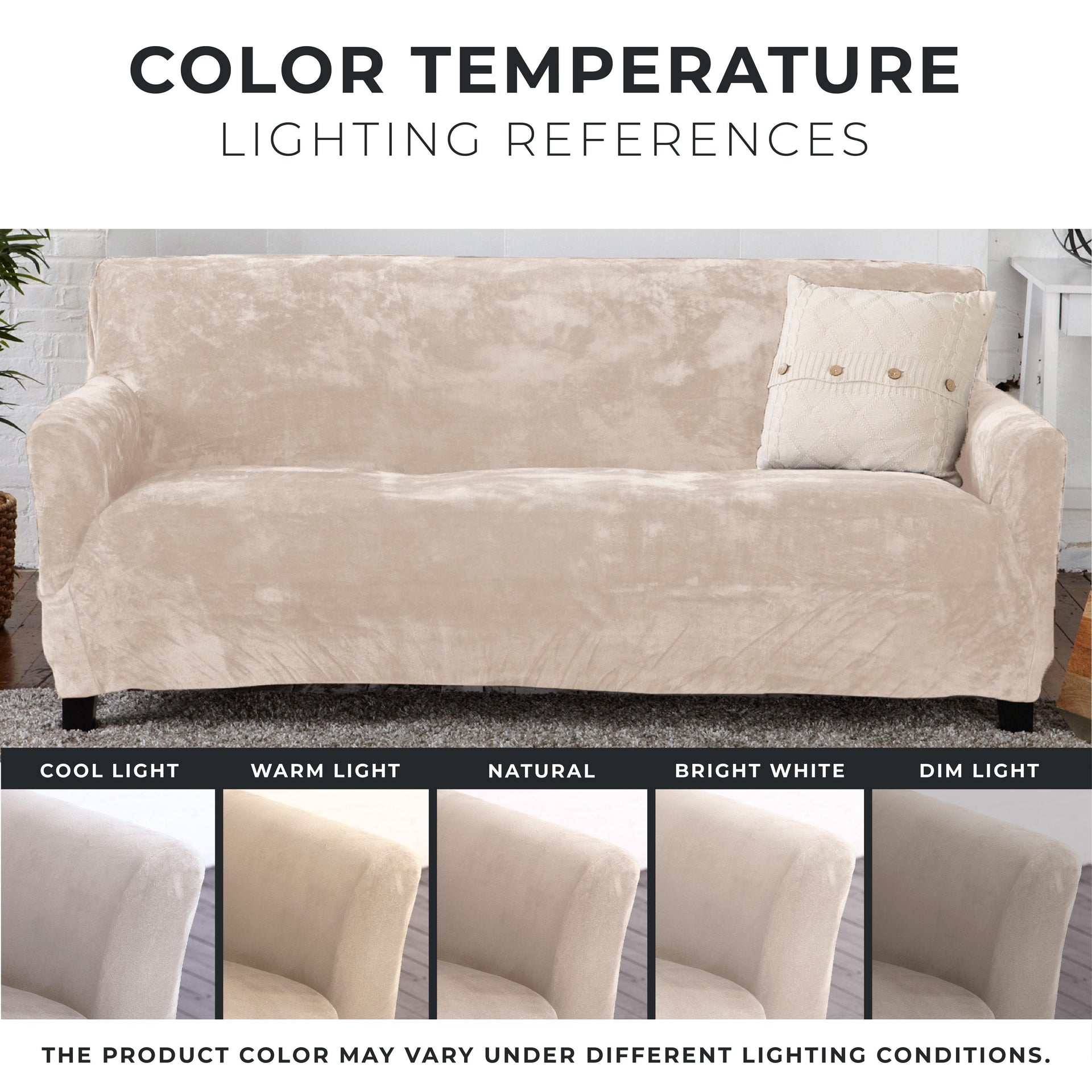 Velvet Stretch Slipcover - Gale Collection