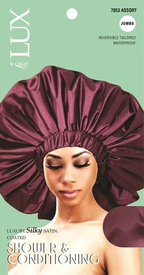 Coated Shower & Conditioning Cap for Deep Hair Treatments