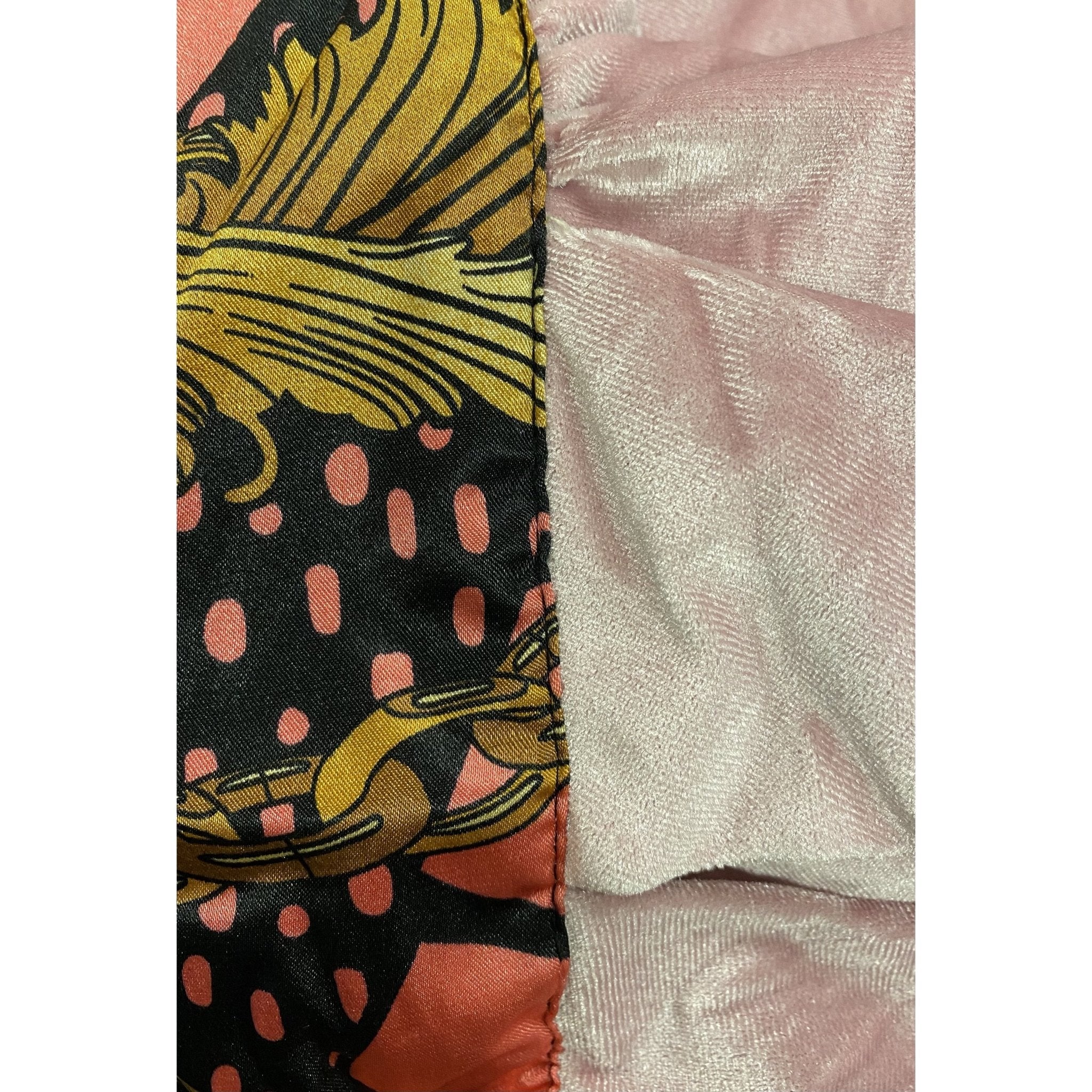 Velvet Tie Bonnet for Braids and Locs - Extra Long Protective Cap