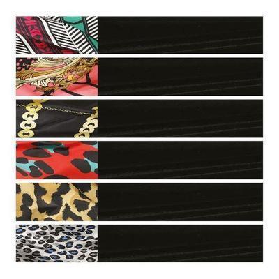 Jumbo Velvet Tie Bonnet with Animal Print Accent Band