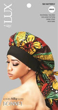 Lux Reversible Satin Bonnet Braid for Hair Protection