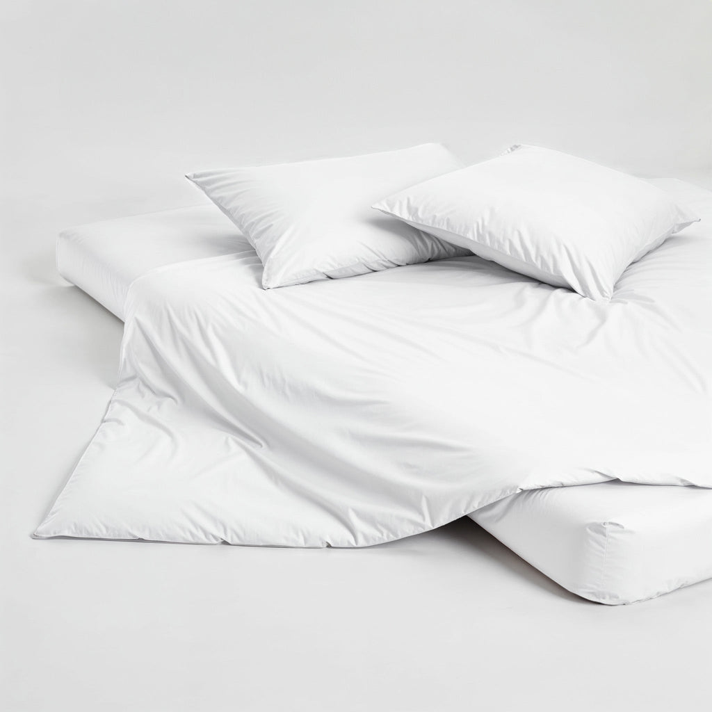 Australian Cotton Sateen Duvet Cover in Stripe and Solid - Image 35