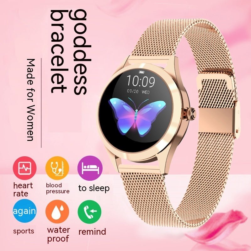 Women's Luxe Smartwatch Heart Rate Monitor Rose Gold