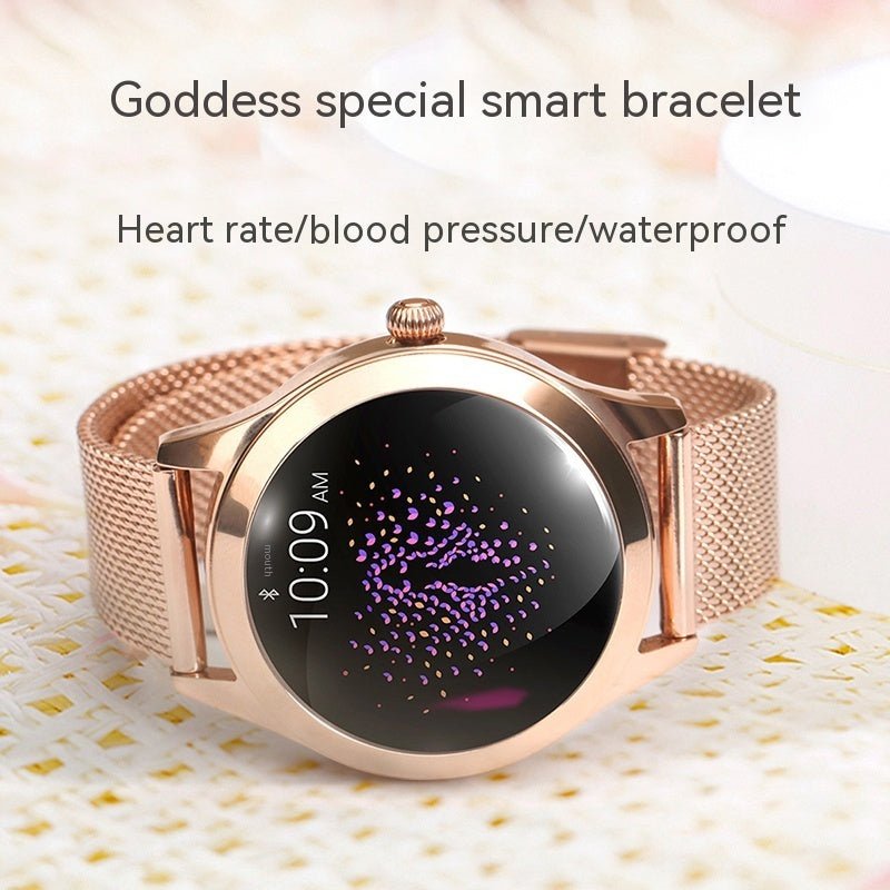 Women's Luxe Smartwatch Heart Rate Monitor Rose Gold