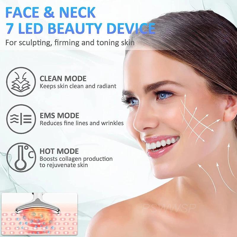 GlowLift™ Microcurrent Facial Massager – Skin Rejuvenation & Anti-Aging Device