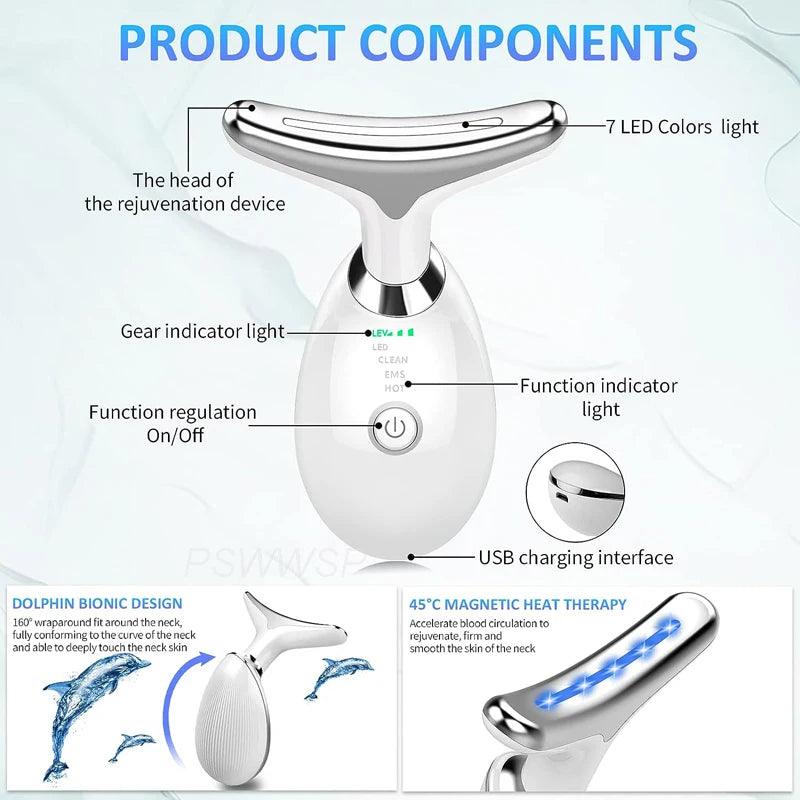 GlowLift™ Microcurrent Facial Massager – Skin Rejuvenation & Anti-Aging Device