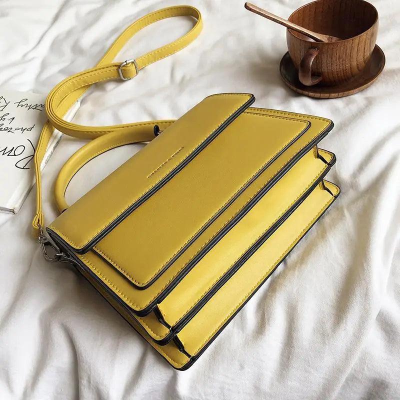 Elegant Large Capacity Women's PU Leather Shoulder Handbag