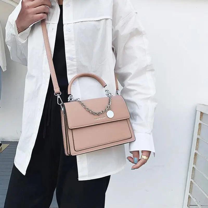 Elegant Large Capacity Women's PU Leather Shoulder Handbag