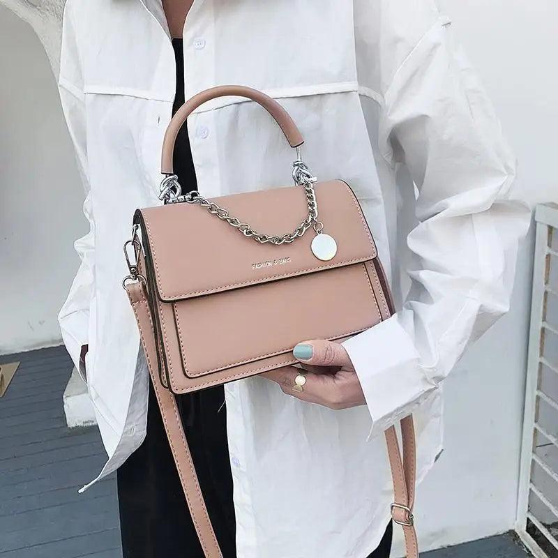 Elegant Large Capacity Women's PU Leather Shoulder Handbag