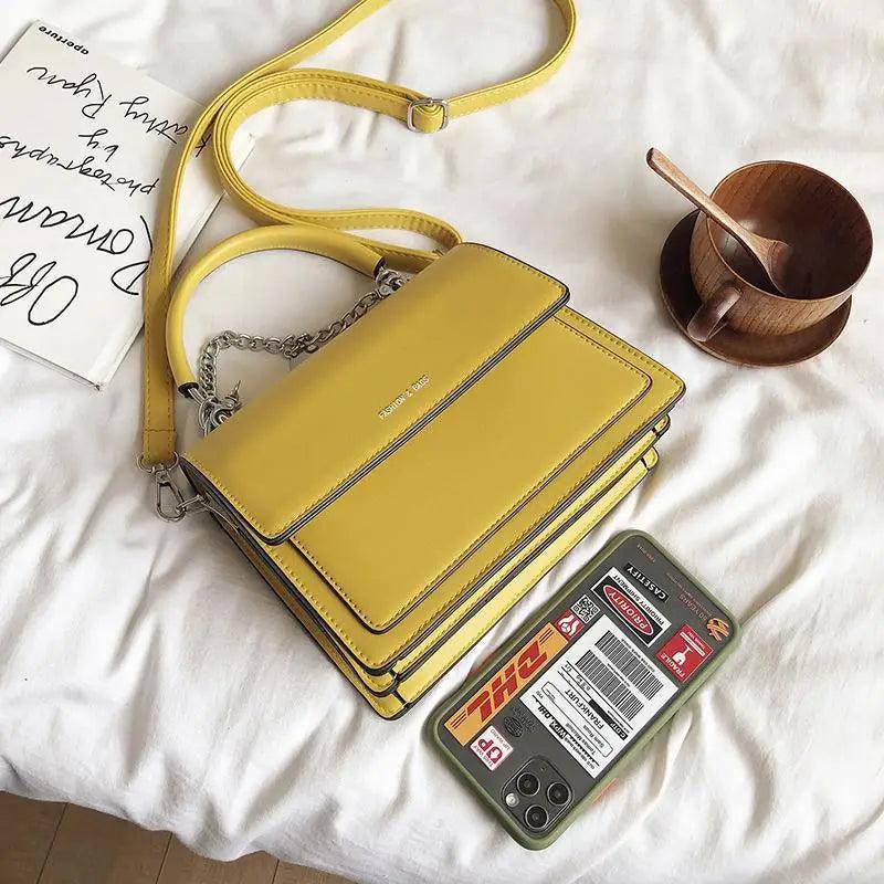 Elegant Large Capacity Women's PU Leather Shoulder Handbag