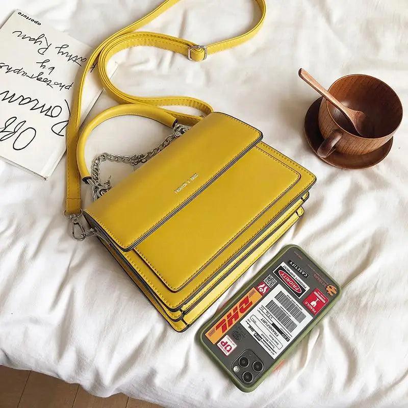 Elegant Large Capacity Women's PU Leather Shoulder Handbag