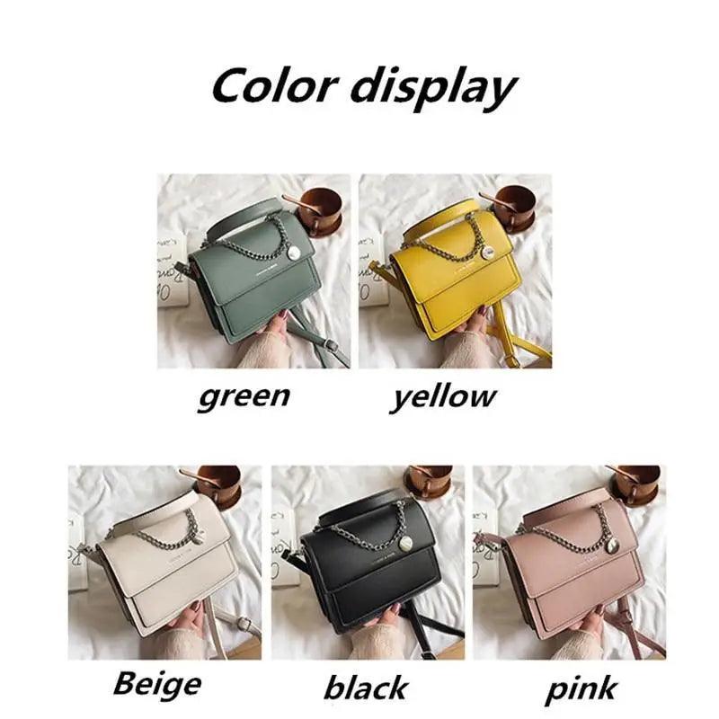 Elegant Large Capacity Women's PU Leather Shoulder Handbag