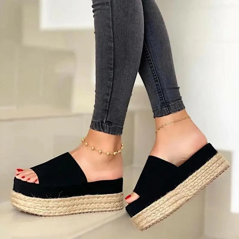 Elegant Black & White High Heel Sandals – Minimalist Summer Style
